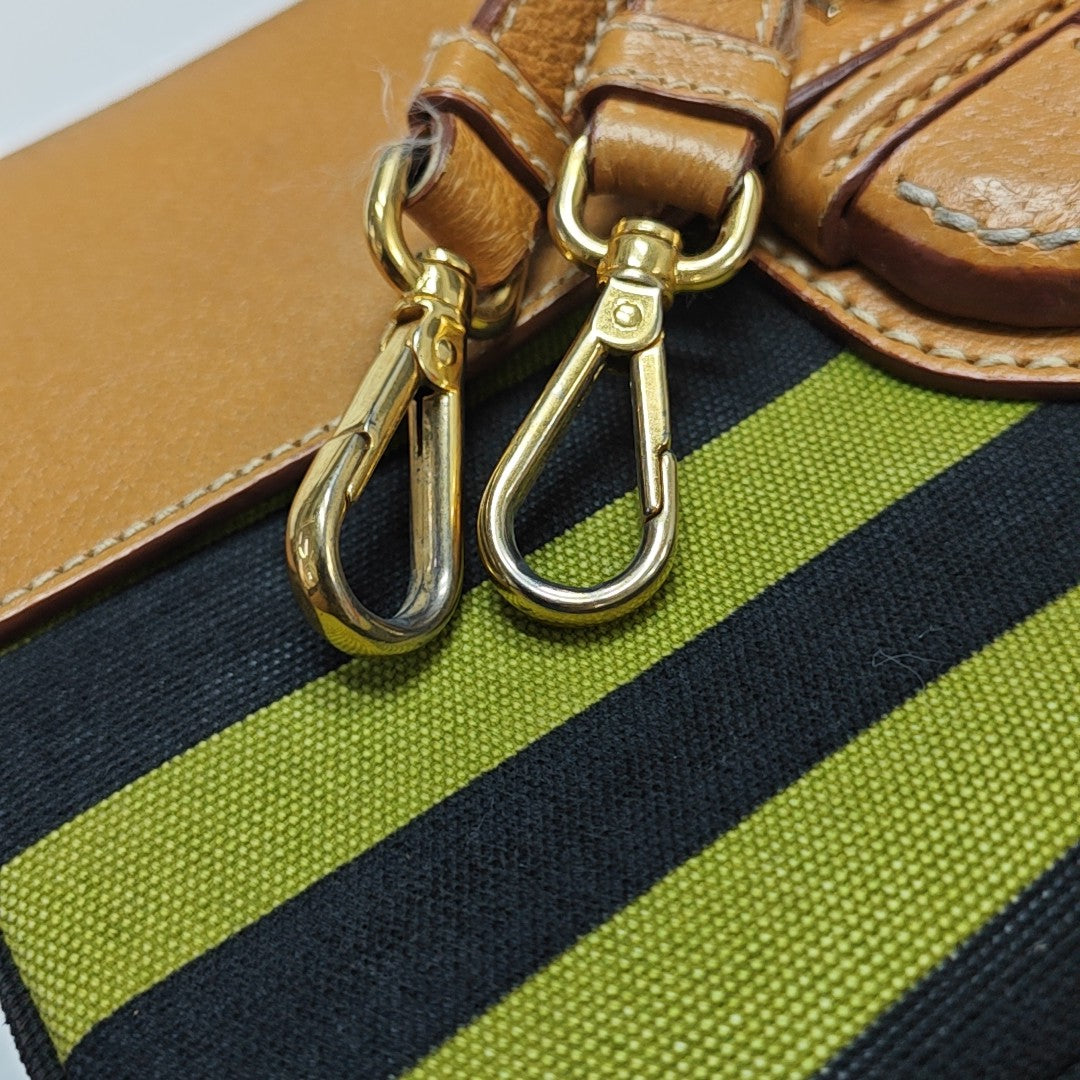 Fabric Shoulder Bag Multicolor