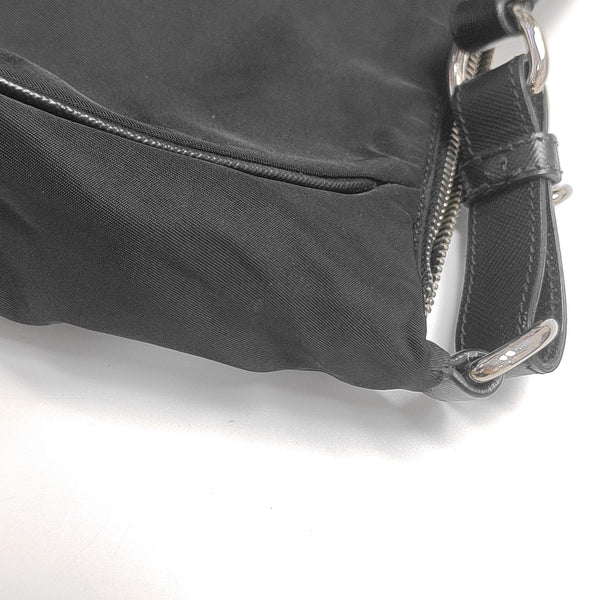 Nylon Top Handle Bag Black