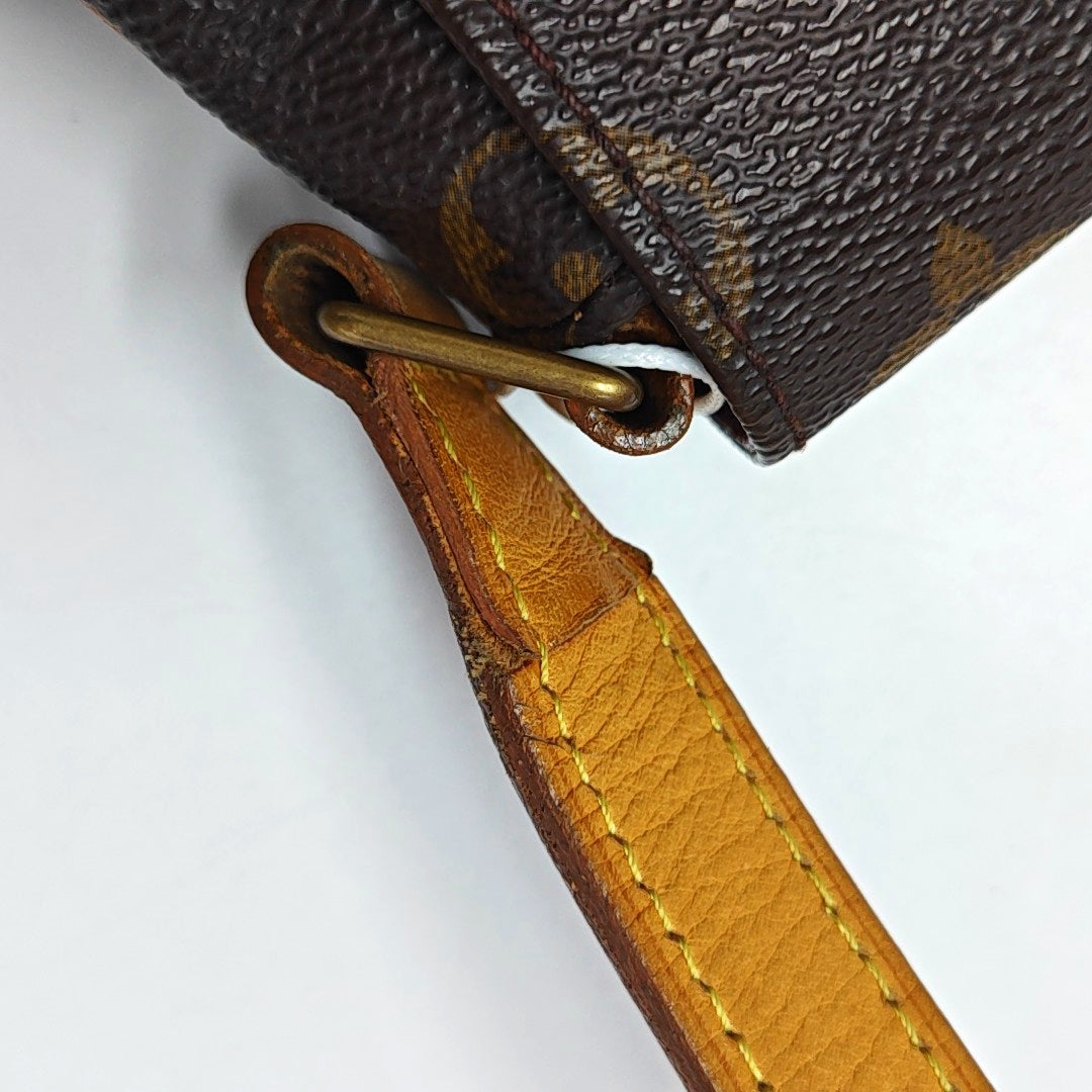 MUSETTE TANGO Monogram Coated Canvas Brown