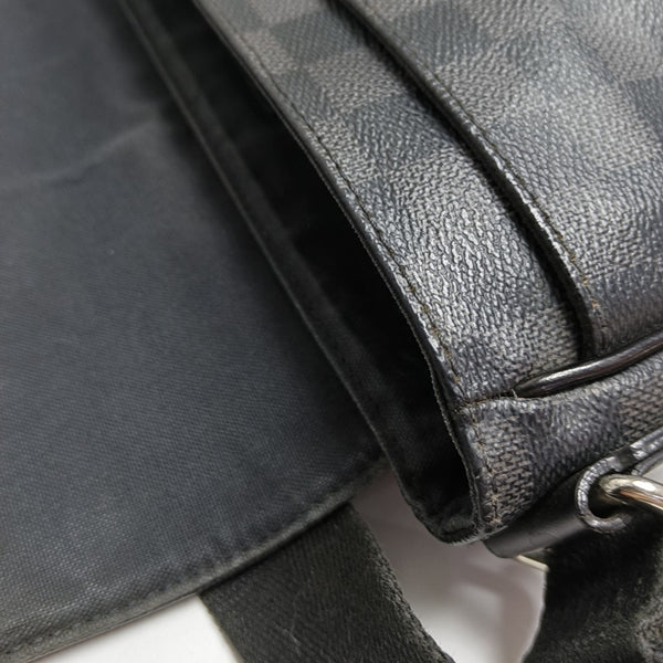DISTRICT PM Damier Graphite Coated Canvas Gray