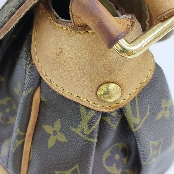 BEVERLY MM Monogram Coated Canvas Brown