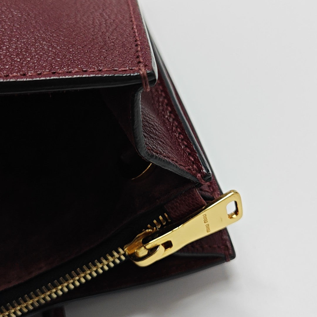 Calfskin Shoulder Bag Red