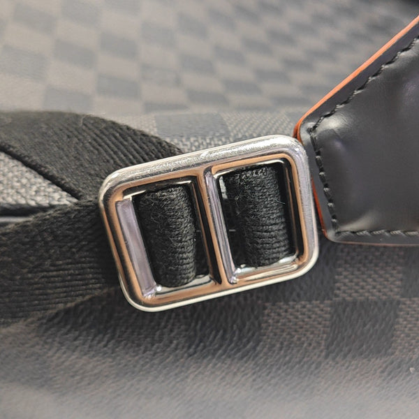 JOSH Damier Graphite Coated Canvas Gray