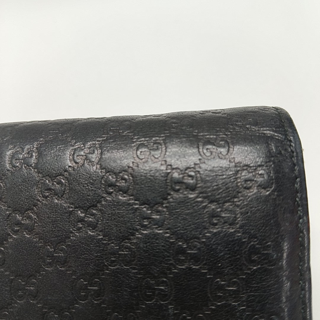 Microguccissima Monogram Calfskin Black