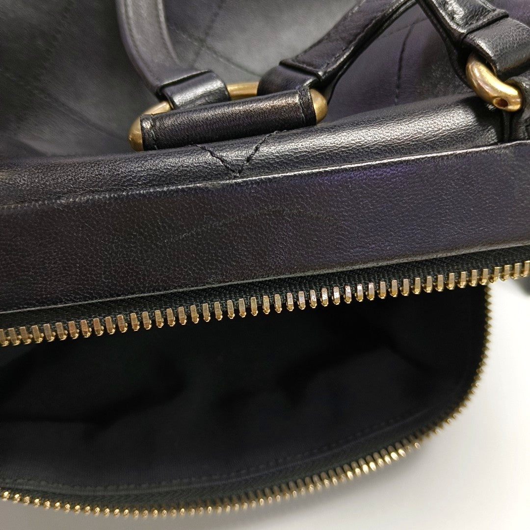 Quilted Lambskin Black