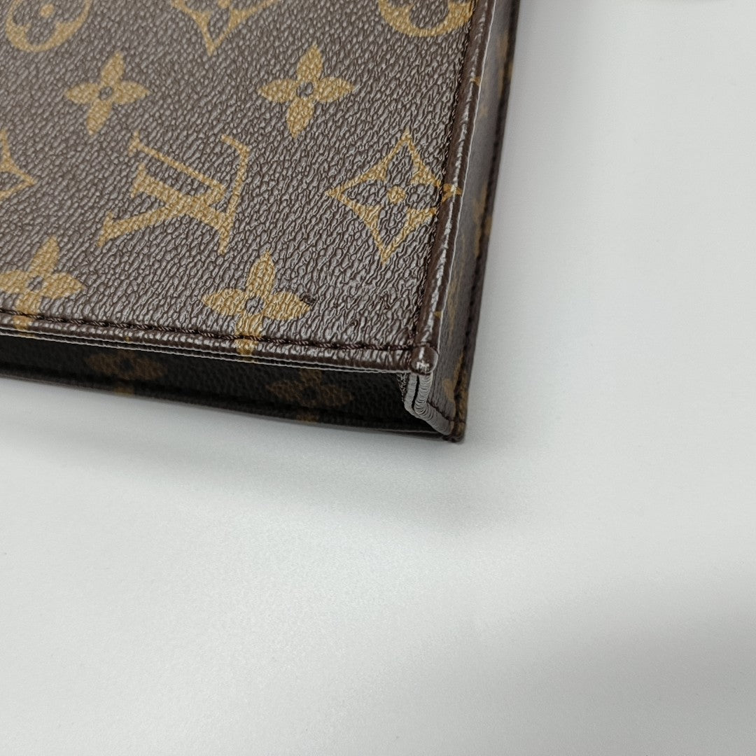 SAC PLAT Mini Monogram Coated Canvas Brown