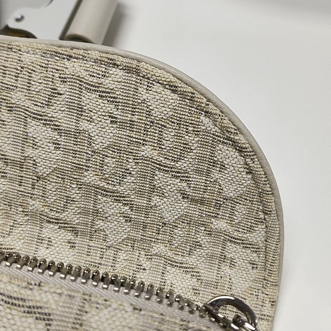 Saddle Medium Canvas Beige