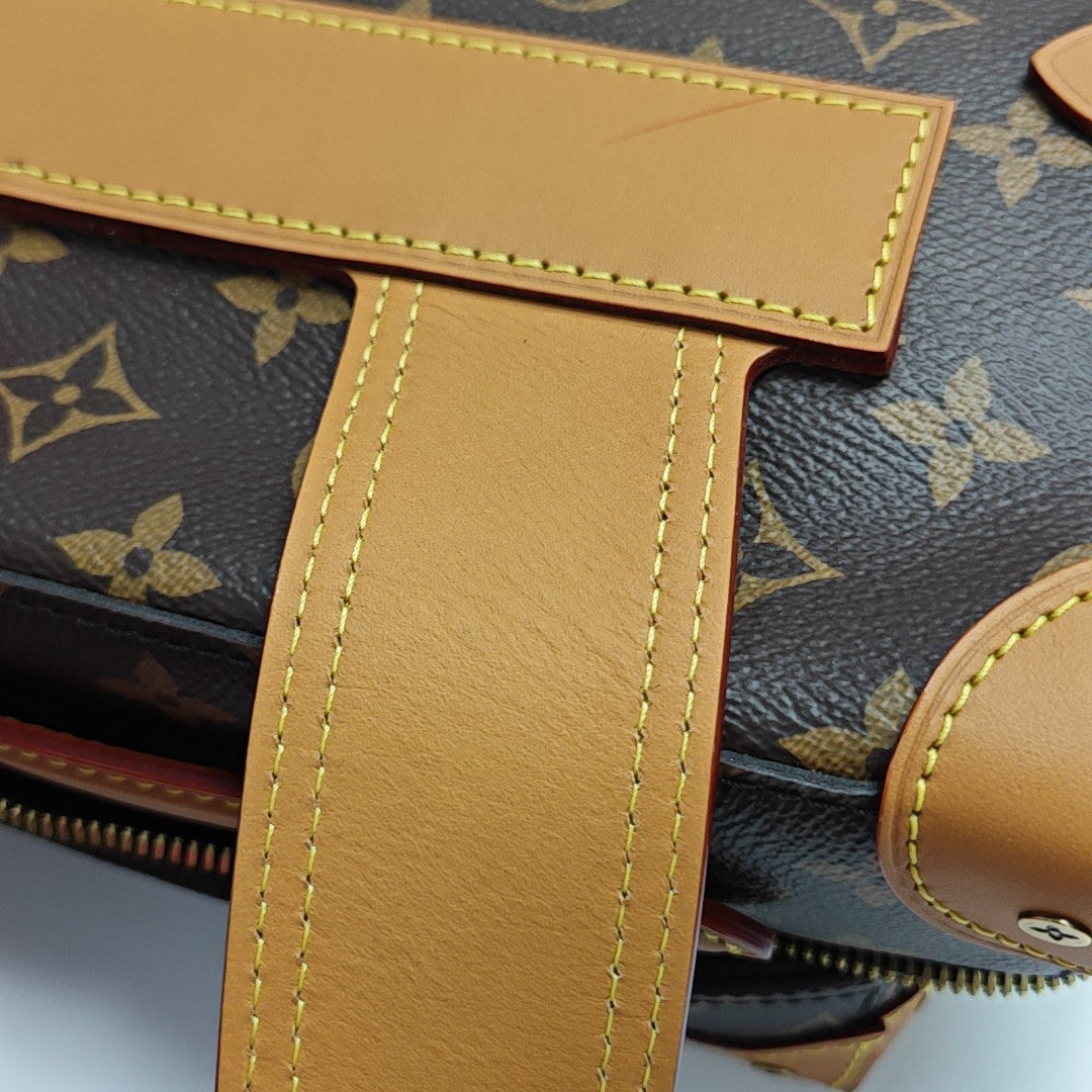 SOFT TRUNK PM Monogram Coated Canvas Brown