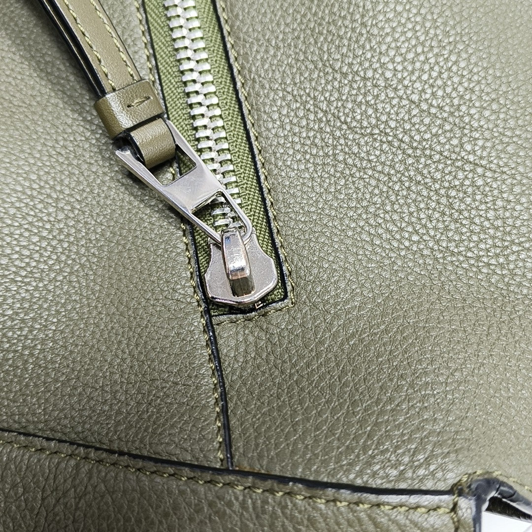 Puzzle Large Calfskin Green
