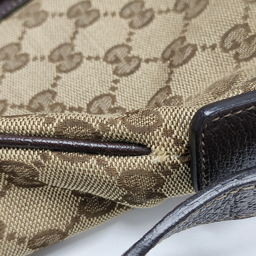 Abbey Monogram Canvas Brown
