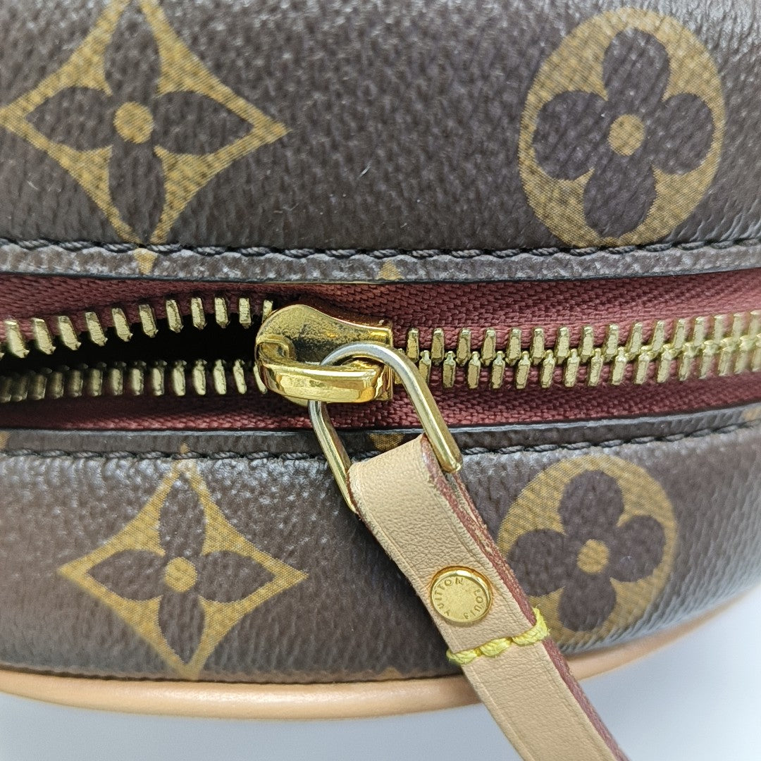 BOITE CHAPEAU PM Monogram Coated Canvas Brown