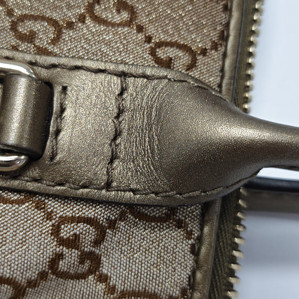 Monogram Canvas Tote Bag Beige