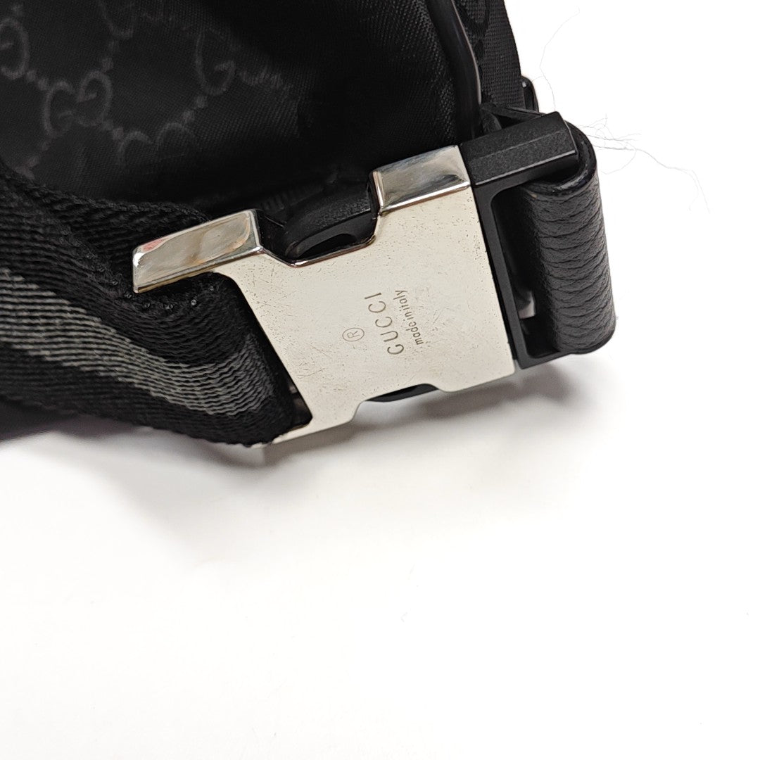 Monogram Canvas Belt Bag Black