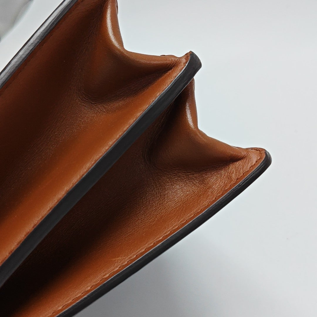 DAUPHINE MM Monogram Coated Canvas Brown