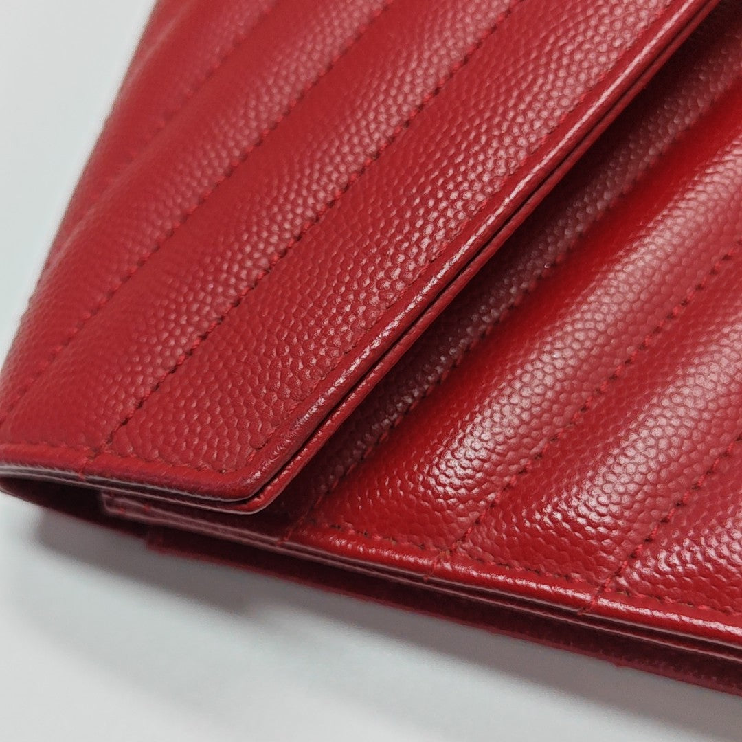 MONOGRAM WOC Quilted Calfskin Red