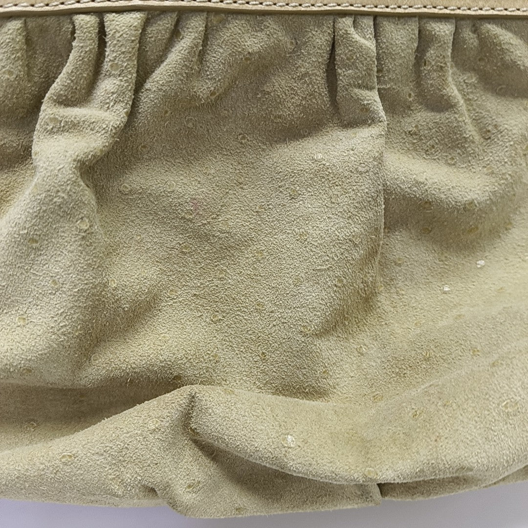 Suede Shoulder Bag Brown
