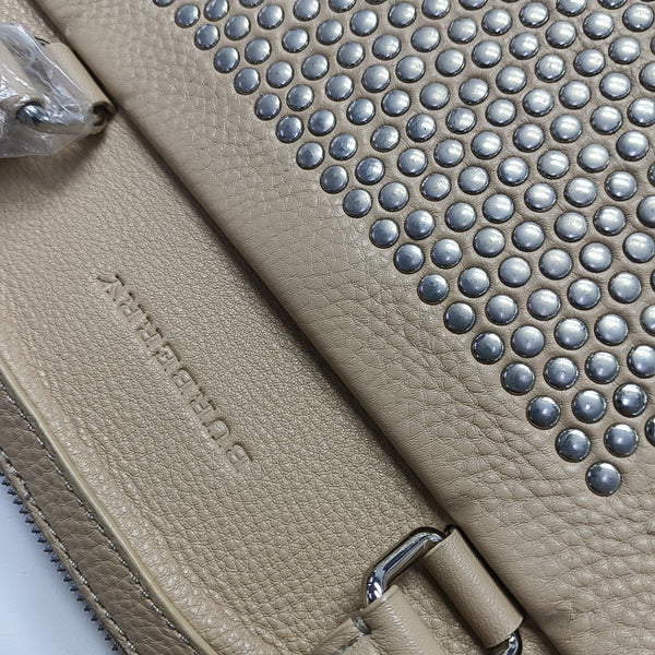 Calfskin Shoulder Bag Beige