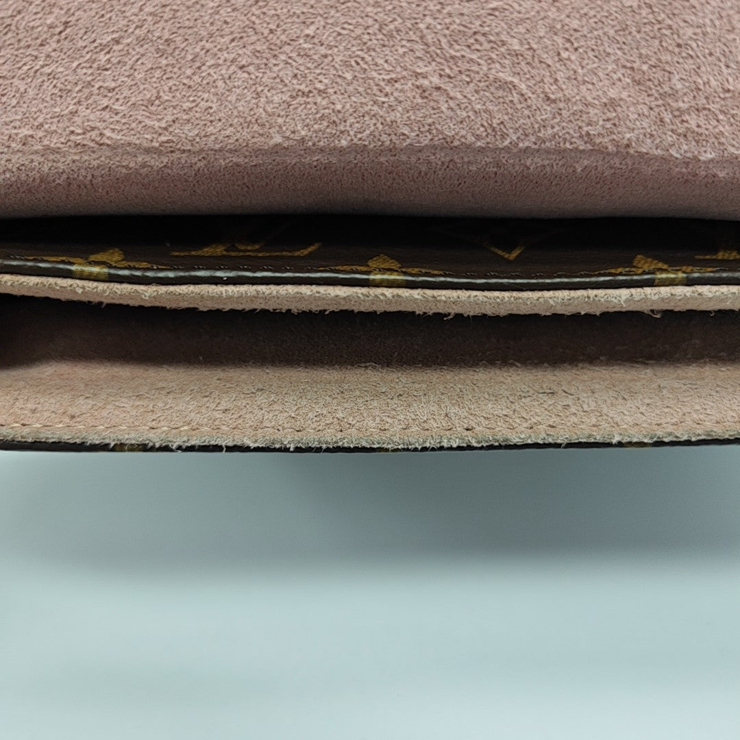 LOCKY BB Monogram Coated Canvas Pink