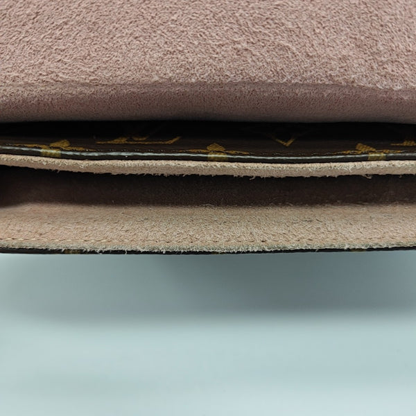 LOCKY BB Monogram Coated Canvas Pink
