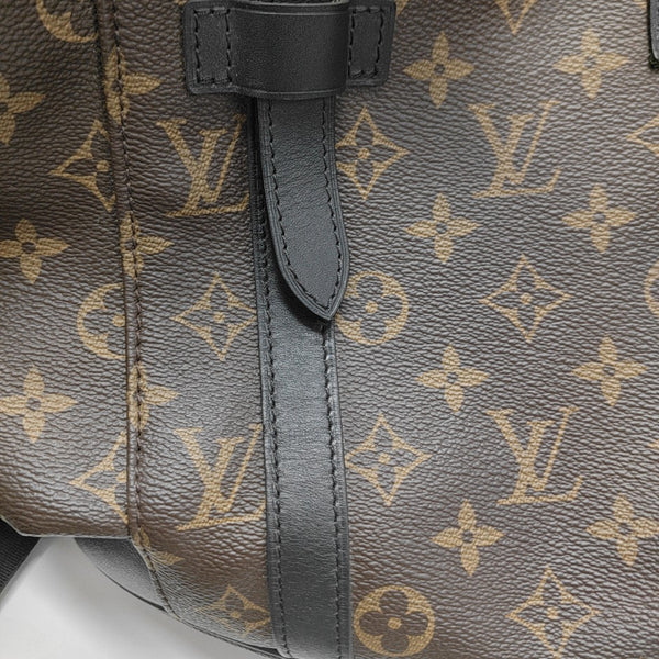CHRISTOPHER PM Monogram Coated Canvas Brown