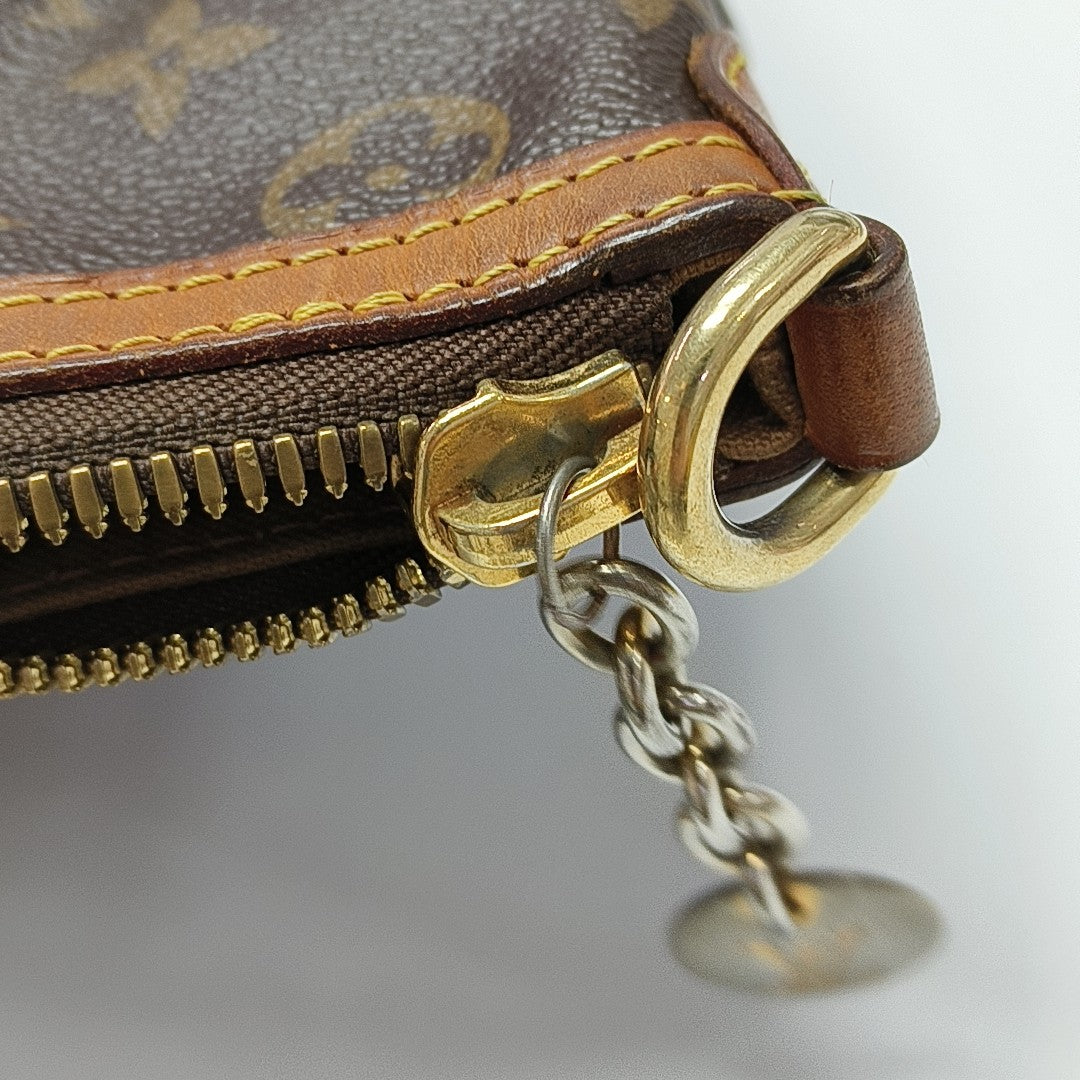 PALERMO PM Monogram Coated Canvas Brown