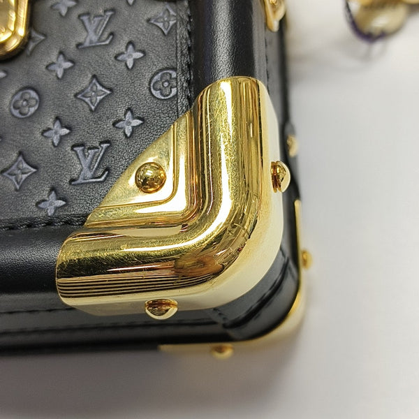 PETITE MALLE Calfskin Black
