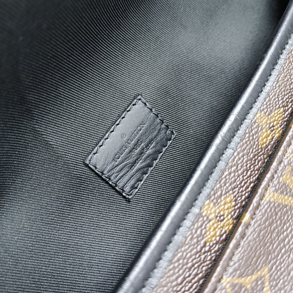 MAGNETIC Monogram Coated Canvas Brown