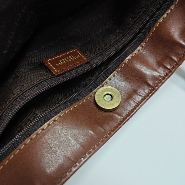 Coated Canvas Tote Bag Beige