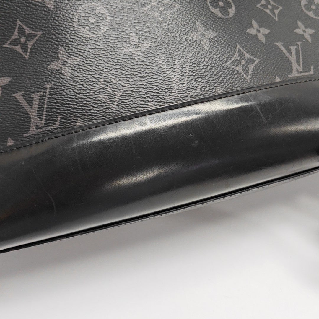 VOYAGER PM Monogram Coated Canvas Black