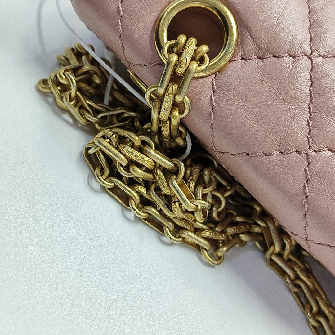 2.55 225 (small) Quilted Vintage Calf Pink