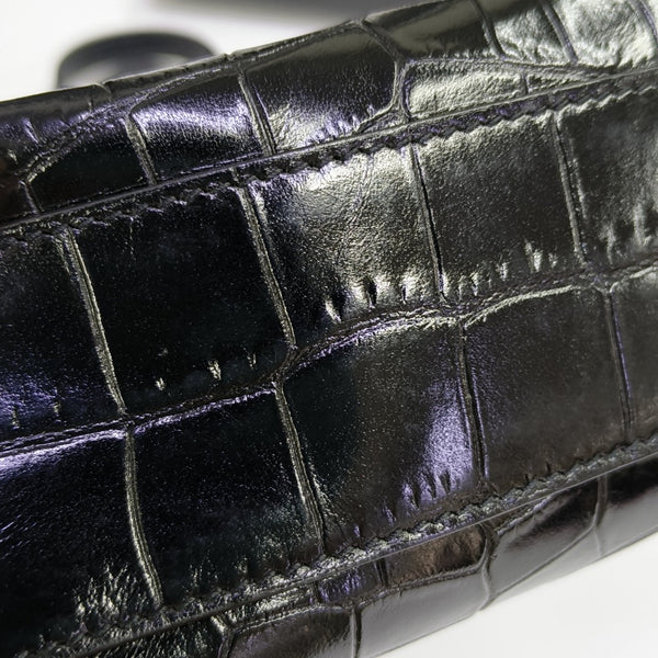 Calfskin Shoulder Bag Black