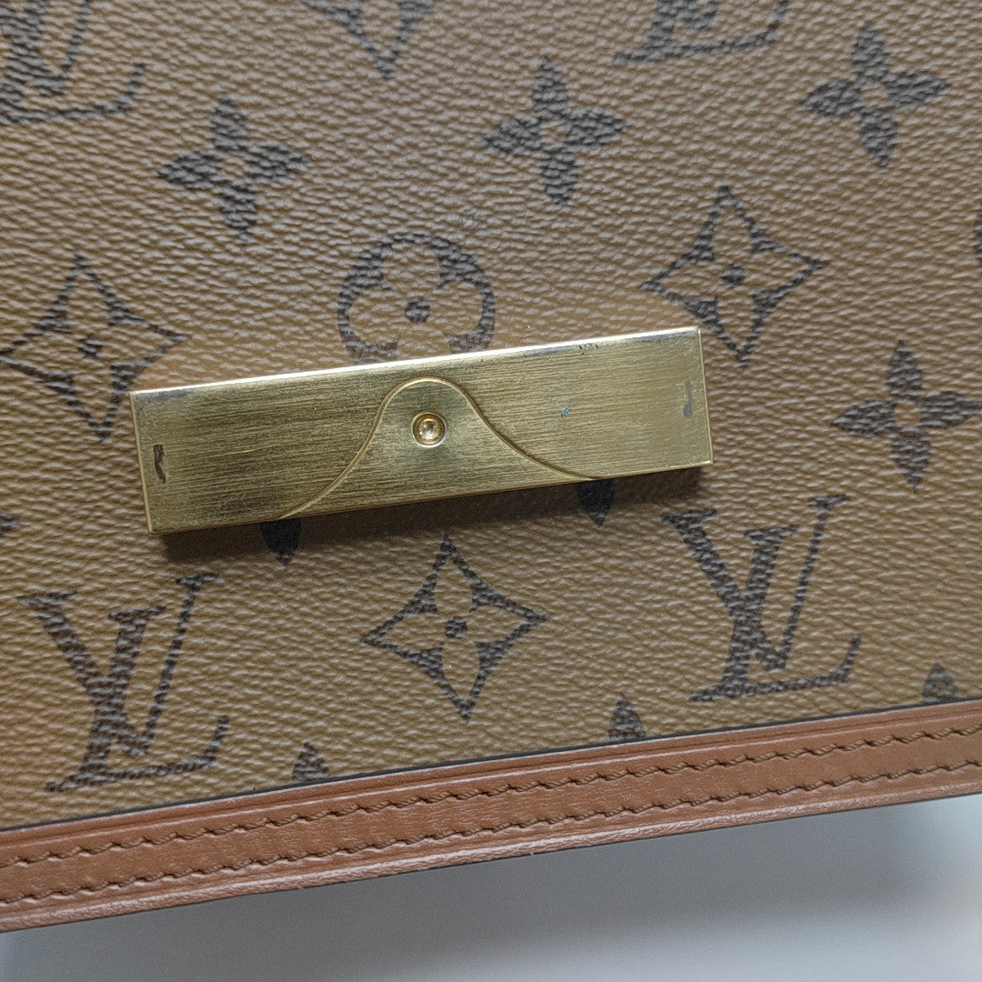 DAUPHINE Mini Coated Canvas Brown