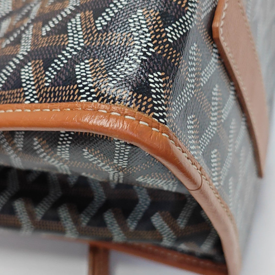 Saint Léger Coated Canvas Brown