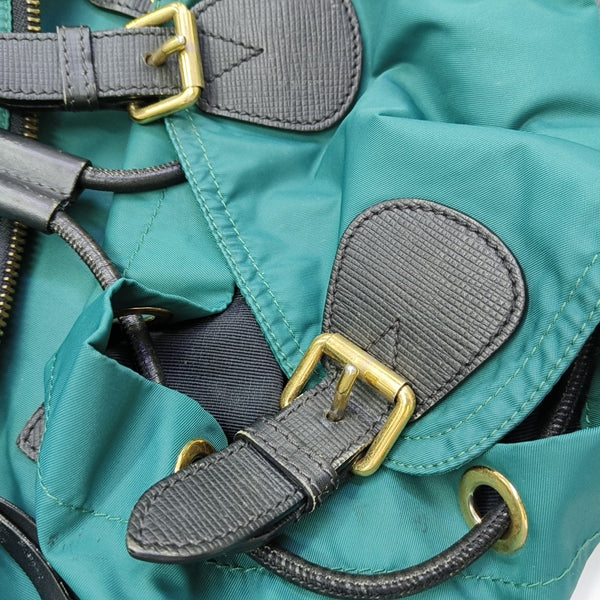 The Rucksack Medium Nylon Blue