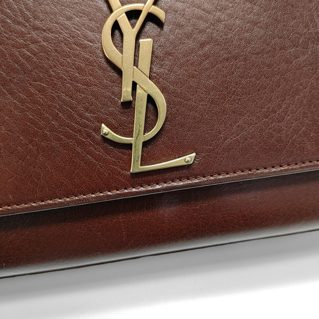 Calfskin Shoulder Bag Red
