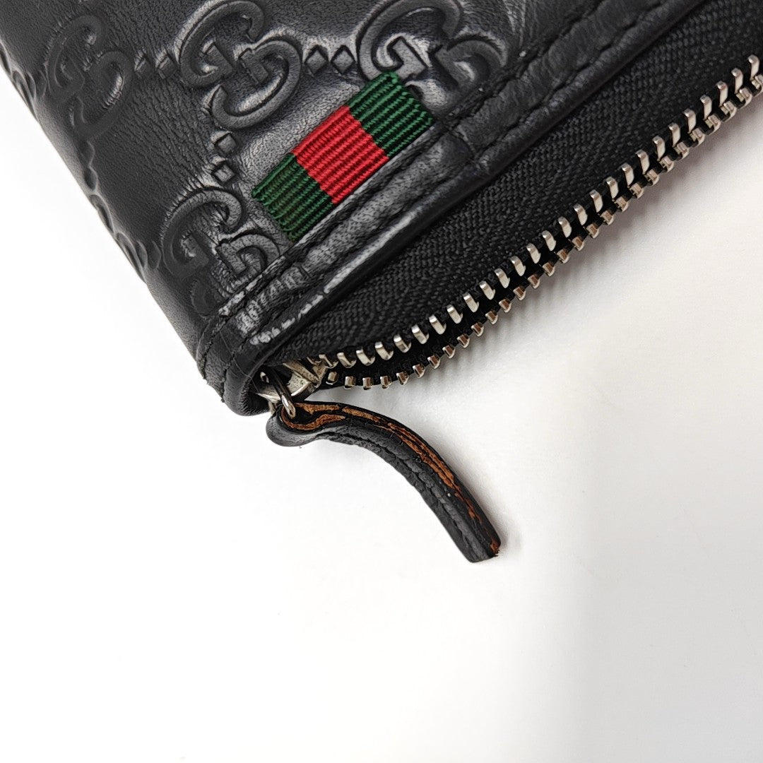 Monogram Calfskin Wallet Black