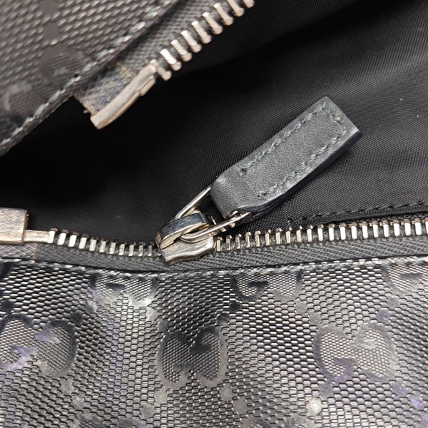GG Imprime Monogram Coated Canvas Gray