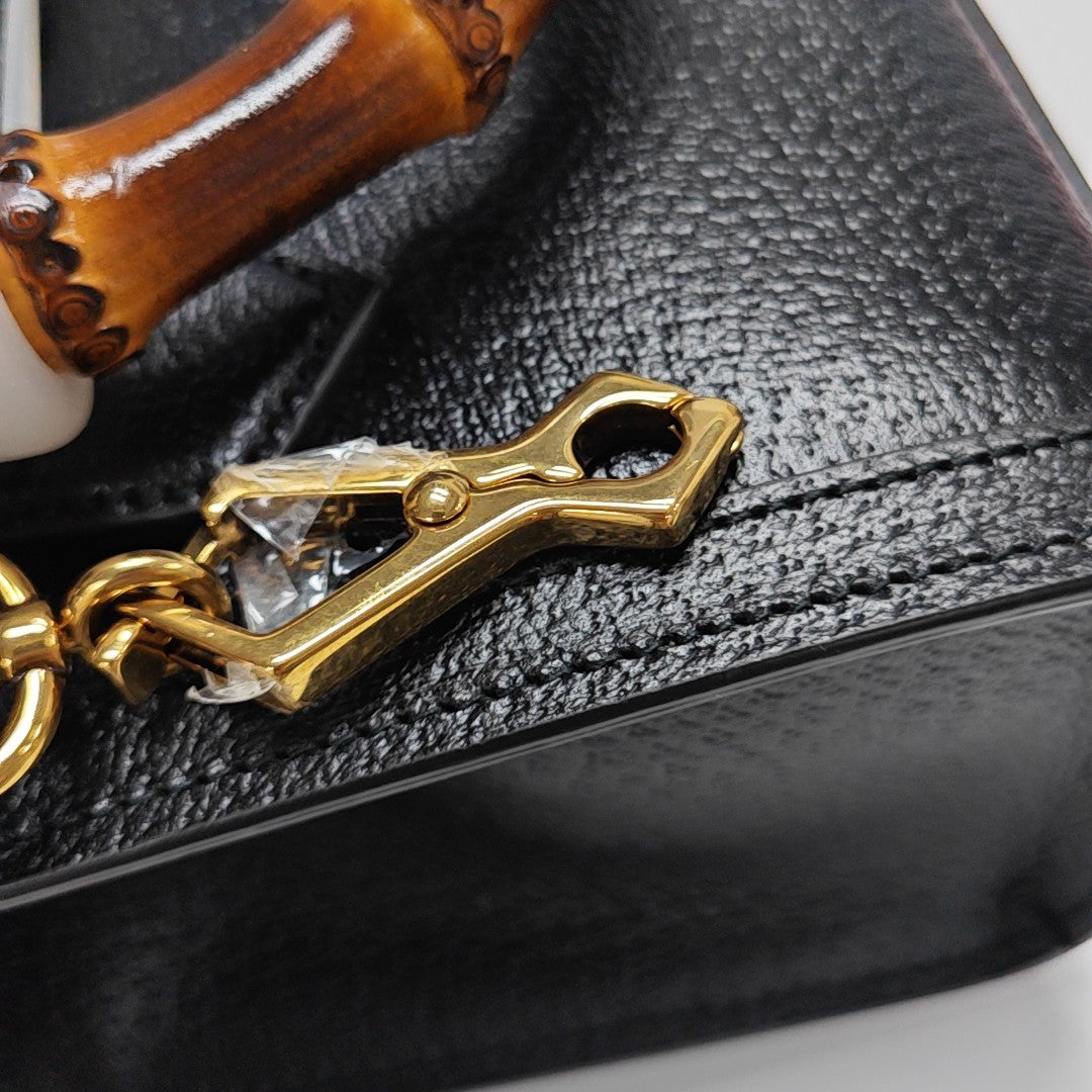 Diana Mini Calfskin Black