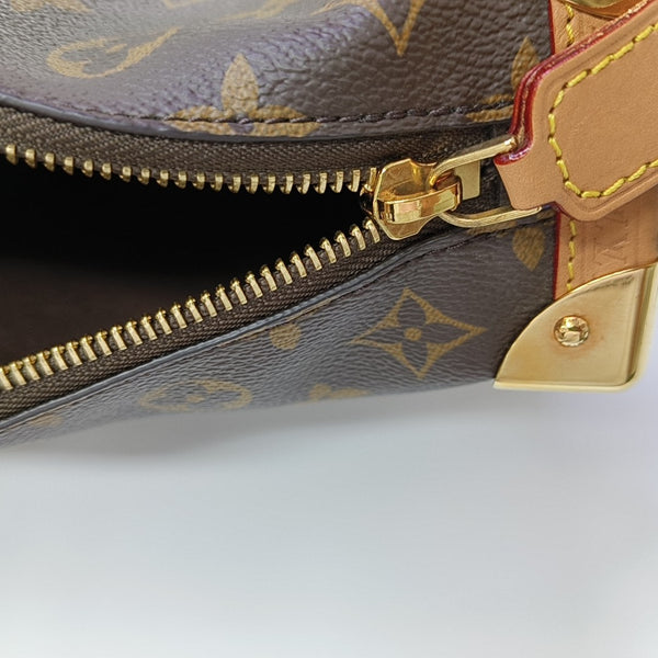 SIDE TRUNK MM Monogram Coated Canvas Brown