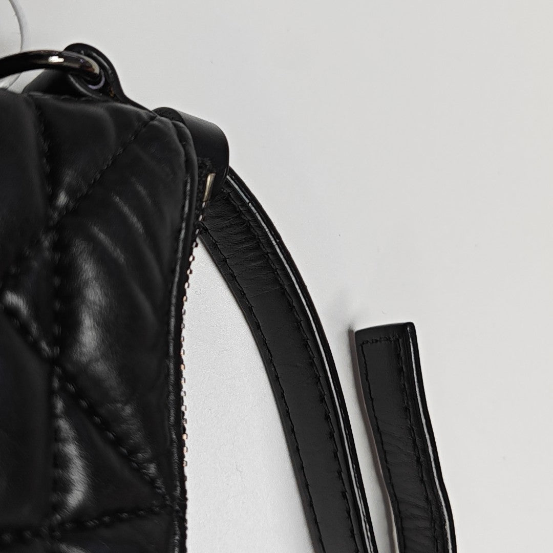 Diortravel Nomad Pequeño Cannage Piel de Becerro Negra