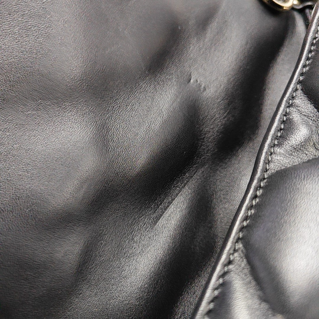 Candystud Quilted Lambskin Black