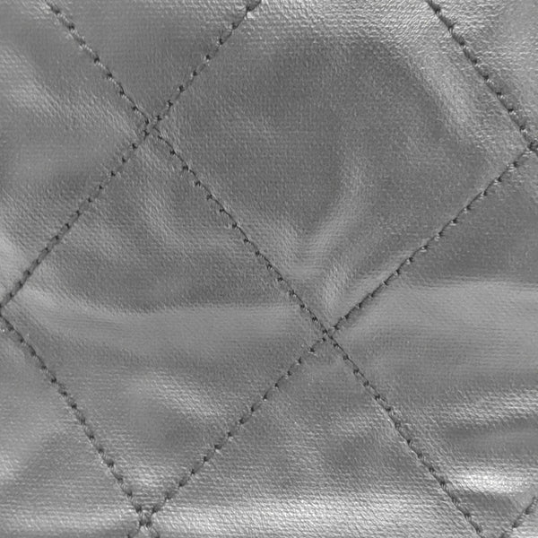 PARIS BIARRITZ Large Quilted Coated Canvas Black