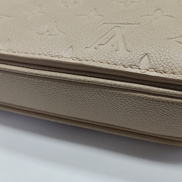 MÉTIS EAST WEST Monogram Calfskin Beige