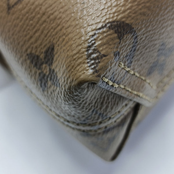ATLANTIS PM Monogram Coated Canvas Brown