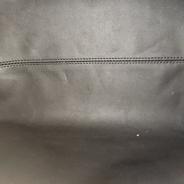 Monogram Coated Canvas Shoulder Bag Black