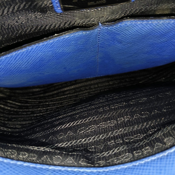 Saffiano Calfskin Tote Bag Blue