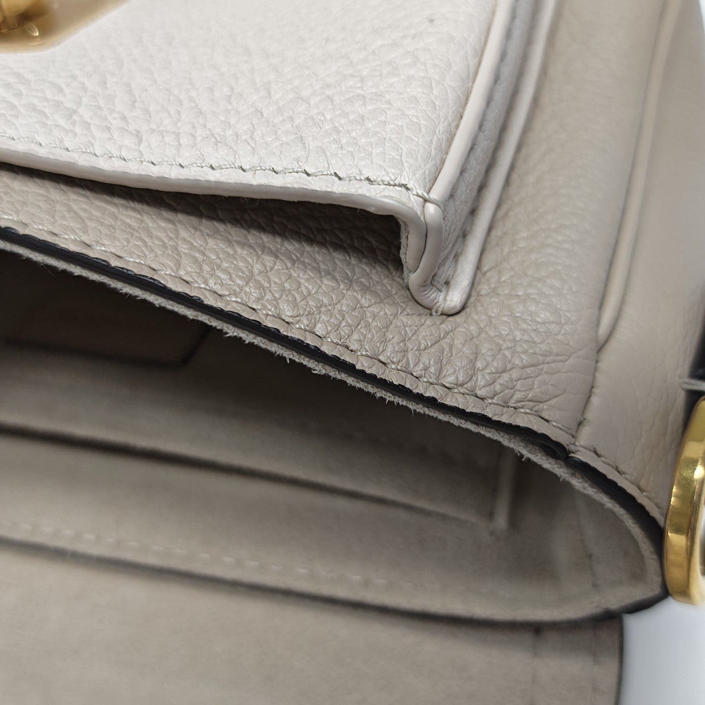 LOCKME TENDER Mini Calfskin Beige