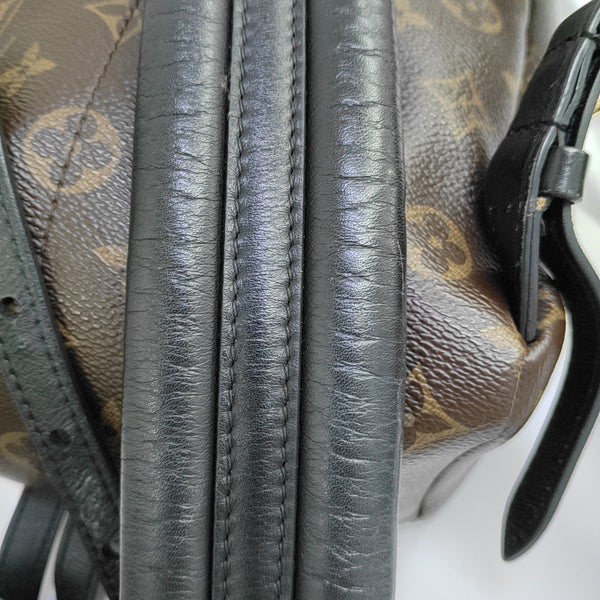 PALM SPRINGS PM Monogram Coated Canvas Brown
