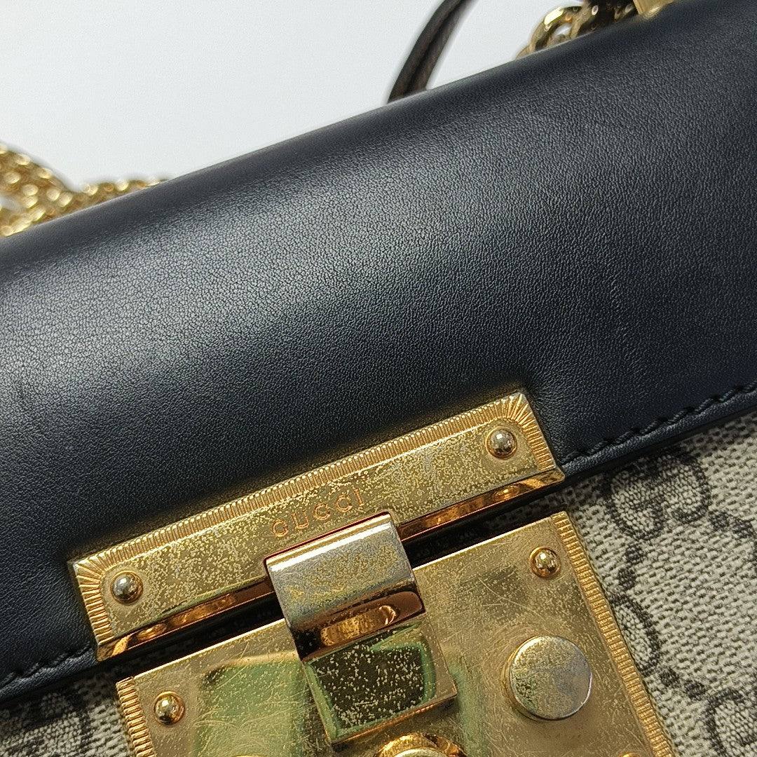 Padlock Small Monogram Coated Canvas Multicolor