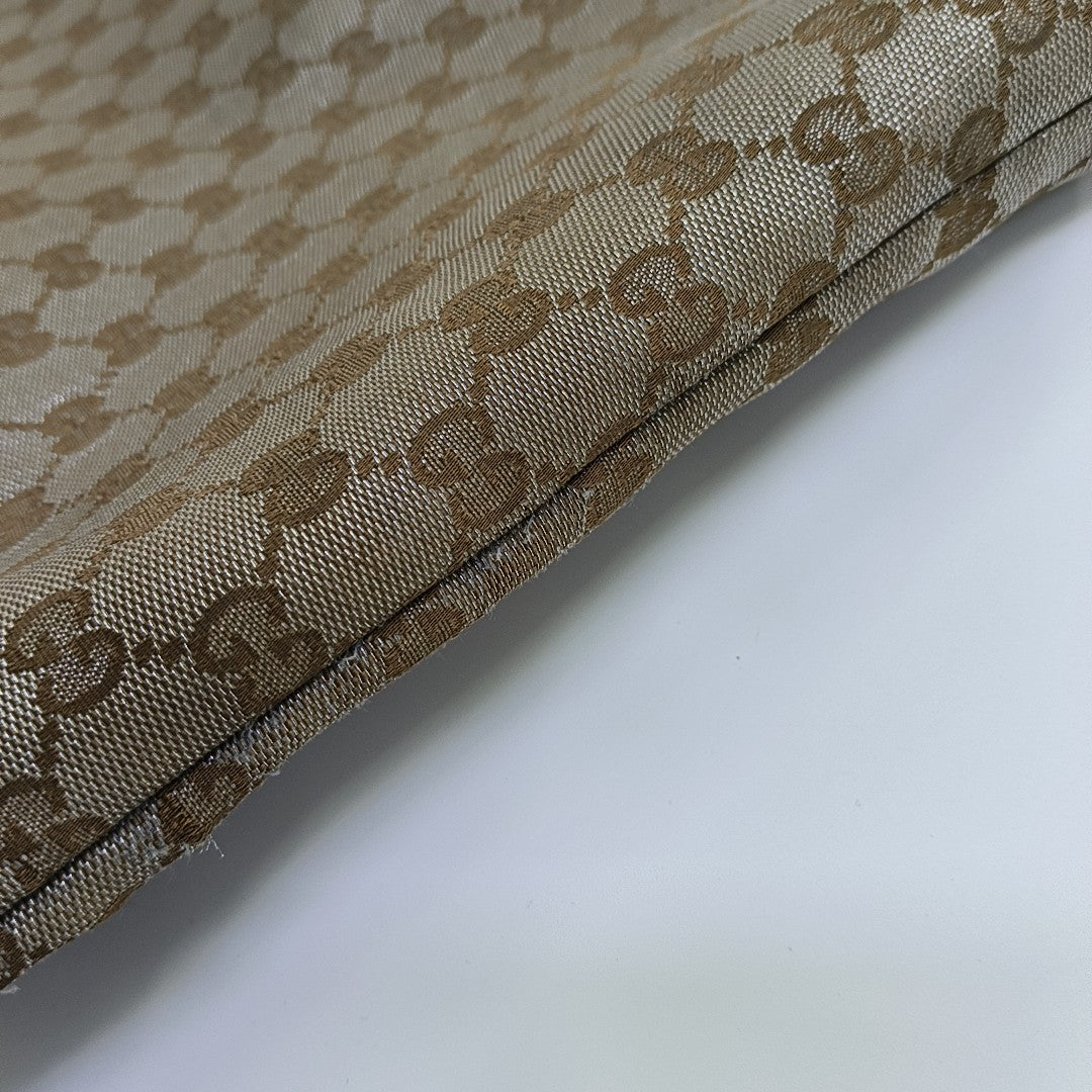 Monogram Canvas Tote Bag Brown
